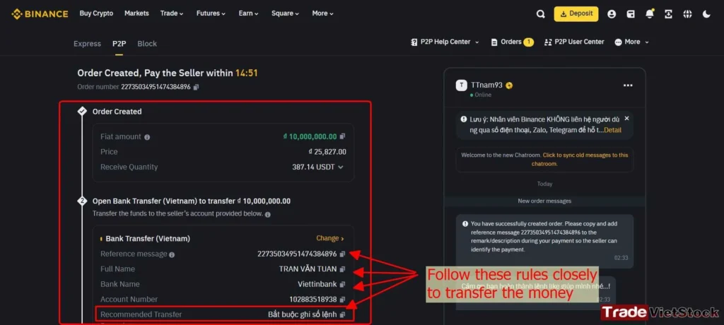 Binance P2P Vietnam